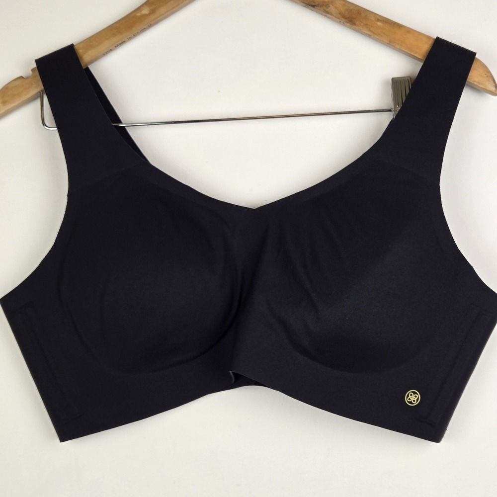 Honey Love Soft Form Bra Wireless In Black. Size 1X